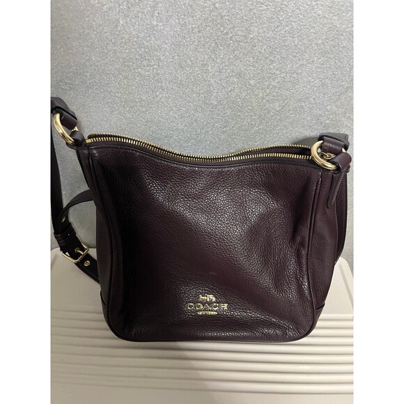 Final Discount – Limited Time-Coach Brown Leather Shoulder Bag – Authentic - Picture 1 of 3